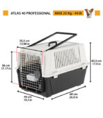 Ferplast - "ATLAS 40" TRANSPORTER ZA PSE SREDNJE VELIČINE - Image 2