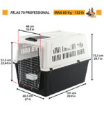 Ferplast - "ATLAS 70" VELIKI TRANSPORTER ZA PSE - Image 2