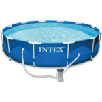 Intex - BAZEN SA METALNIM OKVIROM I FILTER PUMPOM 305 cm - PLAVI