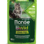 Monge BWild - Divlja svinja sa povrćem - HRANA ZA STERILISANE MAČKE 85 g