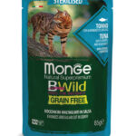 Monge BWild - Tunjevina i škampi sa povrćem - HRANA ZA STERILISANE MAČKE 85 g