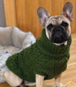 Džemper za pse - Maslinasto zelena - Image 3