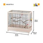 Ferplast - GIULIETTA 5 drveni kavez za kanarince i egzotične ptice