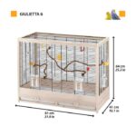 Ferplast - GIULIETTA 6 drveni kavez za kanarince i egzotične ptice